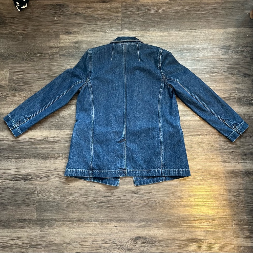 Madewell Denim Blazer Deardorf Wash XS 100% Cotton - Picture 5 of 5